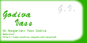 godiva vass business card